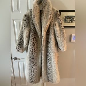 Faux fur coat